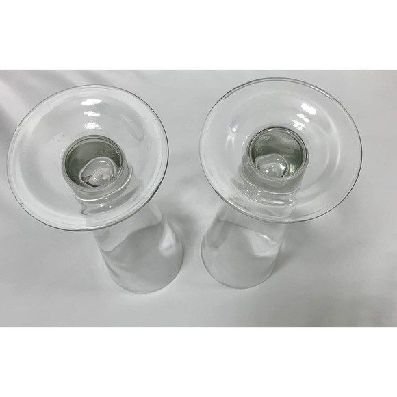 Two Tall Champagne Flutes Monogram Y Wedding Glasses Barware 9" - Picture 8 of 8